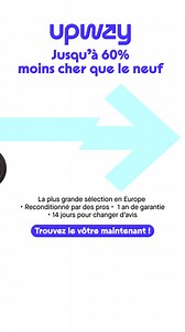 Trouvez le vélo électrique reconditionné de vos rêves, et faites-vous plaisir à petit prix! Avec 1 an de garantie, et 14 jours pour changer d'avis. | Upway