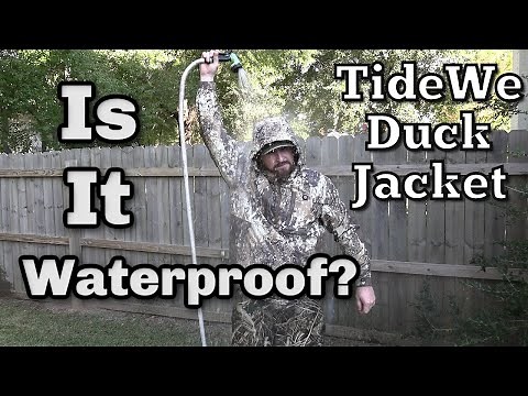 Duck Hunting - TideWe Duck Jacket Review (Is it really waterproof?)