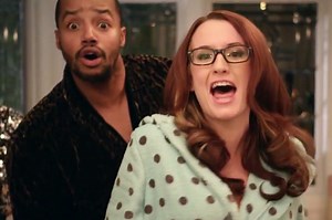 Premiere: Ingrid Michaelson's "Time Machine" Video Gets Gloriously Hijacked By Rainn Wilson And Donald Faison