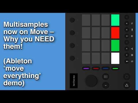 Multisamples now on Move - why you might NEED them! ('Move Everything' demo)