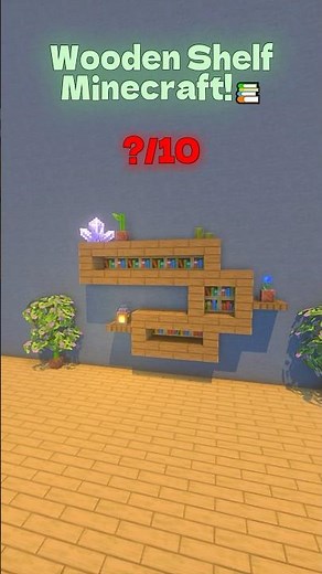 Your Walls Look Empty Without This📚 #minecraftbuilding