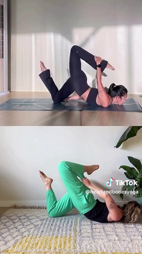 If you want more inclusive, real-life yoga and movement follow @heartandbonesyoga 💜 It’s fun to try new things, and you don’t have to struggle to force your body into positions that you just can’t do. There are other ways! And of course, you can work on something and progress to it which can feel really wonderful. And also, there are going to be MANY yoga poses you see on social that aren’t ever going to be accessible for your body. Or poses you can do because you’re hypermobile, but that doesn