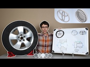 Custom DIY 3D Printed Center Caps for Alloy rims (Toyota Logo on VW Rims)