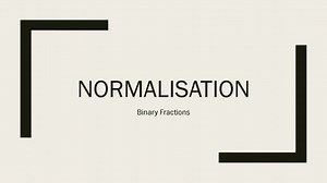 Normalisation
