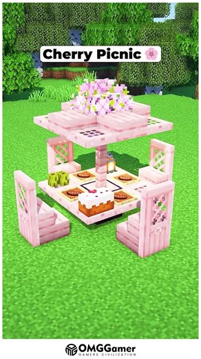 🌸 Minecraft Cherry Picnic Enjoy the calm breeze under pink blossoms! 🍒🌿 Set up a cozy picnic spot surrounded by cherry trees, cute food setups, and relaxing vibes. Perfect for peaceful survival moments! 🧺✨ #MinecraftCherryGrove #MinecraftBuilds #MinecraftAesthetic #CherryBiome #CozyBuilds #MinecraftIdeas #MinecraftVibes | OMGGamer