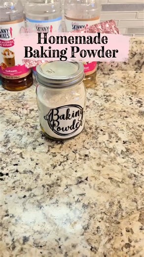 The Craftologist on Instagram: "Homemade baking powder with no aluminum! 😍"