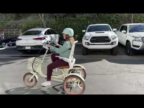 Most Safe & Stable ETrike on the Market! Simple Glide Recumbent ETrike is Safe & Comfortable!
