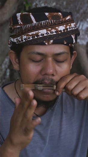 Karinding Bamboo Jaw Harp from West Java. Small but powerful instrument 🌿