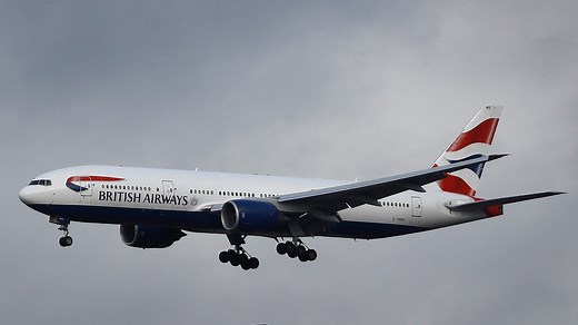 British Airways flights to London return to Tampa International Airport