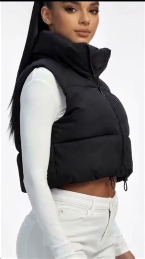 The Viral Amazon Cropped Puffer Vest You Need This Fall! 🍂✨ #amazonfinds #fallfashion