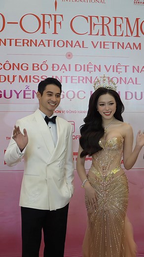 Send Off Ceremony - Miss International Vietnam 2025 Nguyễn Ngọc Kiều Duy Suit: Kim Bespoke #PhamTuanNgoc #SenVang #SenVangEntertainment #MissInternationalVietnam | Phạm Tuấn Ngọc