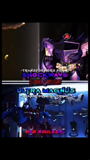 Ultra Magnus[TFP] Vs Shockwave[TFP] Remake, #fypシ゚viral #alightmotionedit #transformersprime