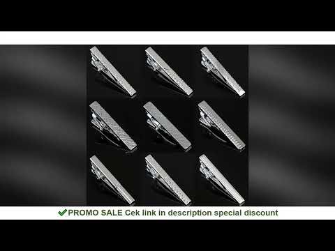 Tie Clips for Men Simple Fashion Style Stripe Metal Tone Simple Bar Clasp Practical Necktie Accessor