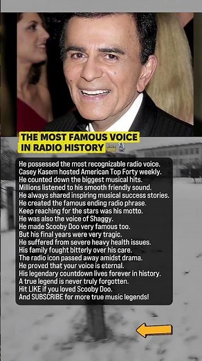 Casey Kasem Was The Voice Of Radio