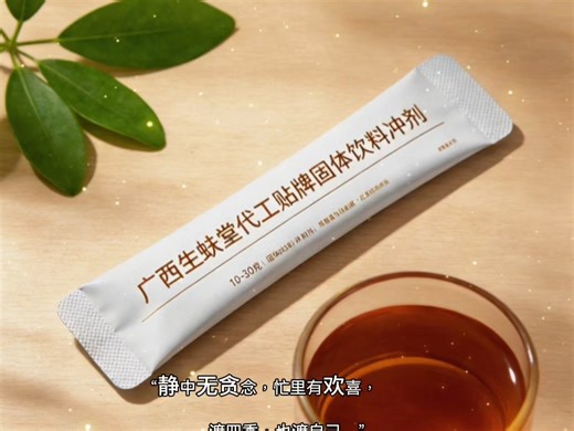 生蚨堂｜药食同源固体饮料 OEM/ODM 贴牌代工，一站式落地