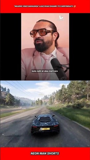 "Maarke video banaunga" Ajaz Khan Dhamki to CarryMinati! 😡 #shorts