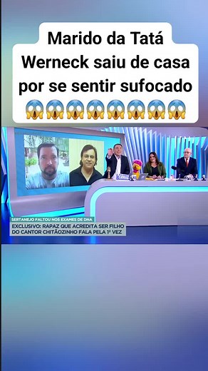 Crise no casamento de Tatá Werneck e Rafael Vit