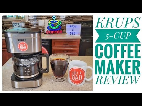 Review KRUPS Simply Brew Compact 5 Cup Coffee Maker How To Make Coffee With It