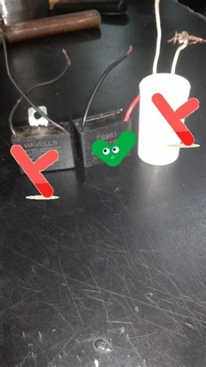 How to test A/C Capacitor without Multimeter 🤩⚡ #experiment #project #diy #electrical