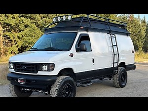 2003 Ford E350 4X4 Van 7.3L Diesel 85k mi. Fully Custom 4WD Van Conversion