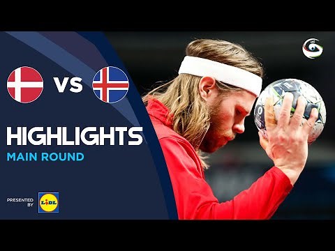 Denmark vs Iceland | Highlights | Main Round | Men's EHF EURO 2022