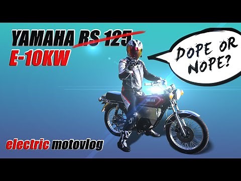 Yamaha electrical conversion - DIY electric motorcycle Testride