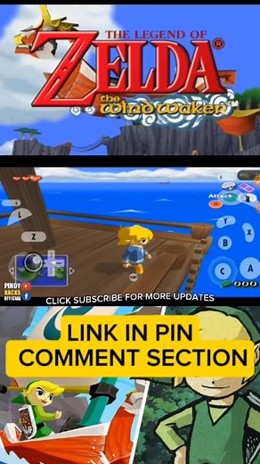 🔥FREE🔥ZELDA THE WINDWAKER WII OFFLINE FOR ANDROID MOBILE #pinoyhacksofficial #nostalgicgames | Pinoy Hacks Official