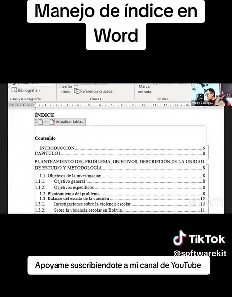 Manejo de índice en Word: Guía Completa