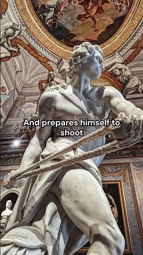 It was at this moment that Goliath knew he messed up | David by Gian Lorenzo Bernini #art#arthistory
