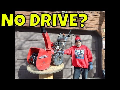 How To Quickly Diagnose & Repair NO DRIVE Issue On A Honda Snowblower @HondaSnowblowerEnthusiasts311