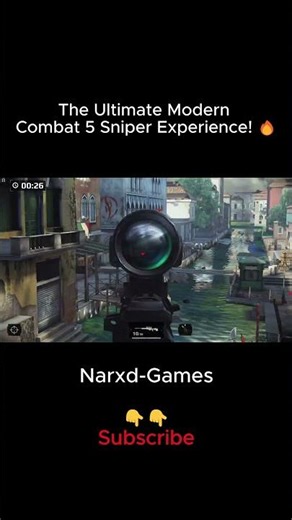 The Ultimate Modern Combat 5 Sniper Experience! 🔥 #moderncombat