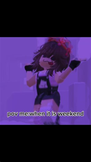 the new weekend is wednesday👍 #roblox