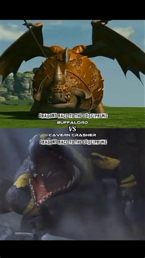 Cavern Crasher vs Buffalord |#dragonsracetotheedge
