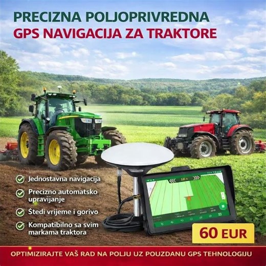 GPS za traktor precizno
