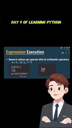 expression execution rule no 3 in python #computerscience #pythonprogramming #learnpython