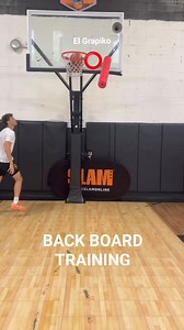 Train yourself using the backboard. 🏀 | Basketball Grapiko
