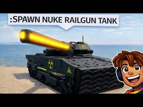 (ROBLOX) MILITARY TYCOON FUNNY Ft.Nuke Railgun Tank