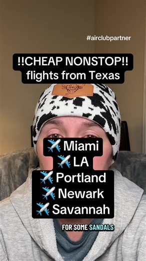 #airclubpartner pack your bags Texas, you’re flying to the four corners of the continental United States! #cheapflights #flightdeals #nonstopflights #traveldiscounts