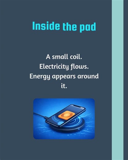 How does wireless charging actually work? 😳📱 #DidYouKnow #TechFacts #Shorts #smartphone #tech #fact
