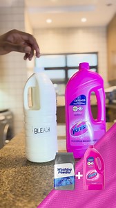 2.1K views · 3 comments | Why risk it with bleach? Vanish Pink Liquid is tough on stains but gentle on your fabrics, keeping your clothes vibrant and spotless after every wash. Protect your colours and let Vanish do the magic.​ Discover more at https://bit.ly/VanishSA. ​ ​#VanishPinkLiquid #SpotlessLaundry #GentleOnFabrics #Vanish | Vanish South Africa | Facebook