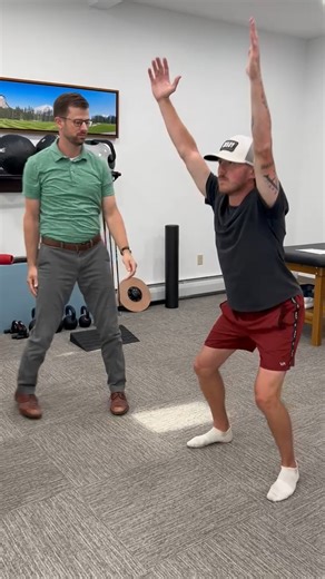 1.2K views · 11 reactions | An overhead deep squat test is important to determine mobility across shoulders, spine, hips, knees, and ankles. Limitation here can be the cause of not being able to maintain posture or a cause of early extension. You can see a bit from this angle that Joey actually does a really good job in this test with the exception of a little too much arching in his low back. | Deabay Physical Therapy & Golf Performance | Facebook