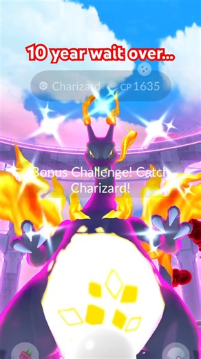 Finally got shiny charizard ✨#pokemongo #pokemonchannel #pokemon #shinypokemon