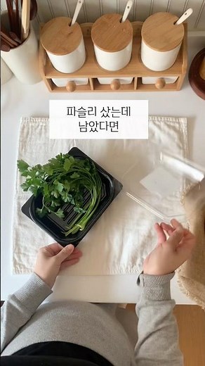 파슬리 다 먹는 보관법 요리법 3가지! #살림