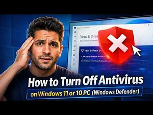 How to Turn Off Antivirus on Windows 11 or 10 PC (Windows Defender)