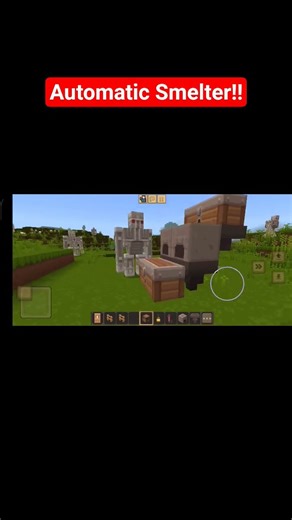 Automatic Smelter in minecraft#minecraft