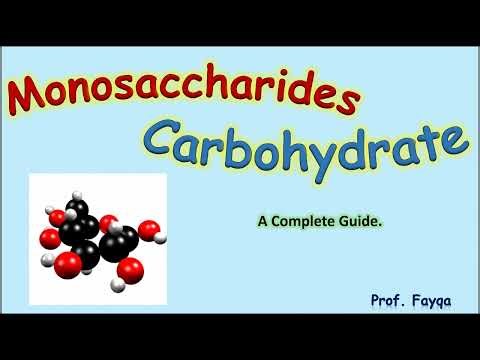 Monosaccharides #1styearbiology #biology