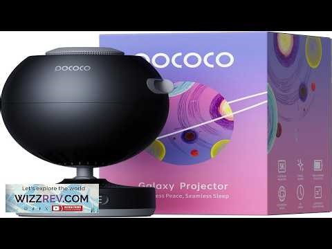 POCOCO Galaxy Star Projector for Bedroom with Replaceable Optical Film Discs Home
