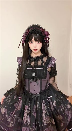Purple coord 💜🖤#eglfashion #lolitafashion #jfashion #fypシ #babydoll | coord jfashion