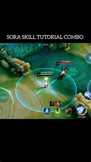 3️⃣ SORA FULL DAMAGE COMBO 😳 PRO TUTORIAL YOU MUST TRY! | #MLBBShorts