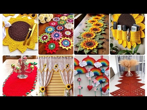 Most Beautiful & Elegant Crochet Table Runner,and Home Decors New Design Ideas 2026